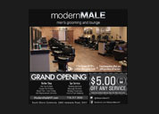 Modern Male Print Ad - Clippers Magazine