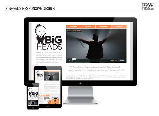 BigHeads - Web Design