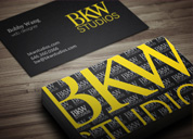 BKW Studios Business Card Design
