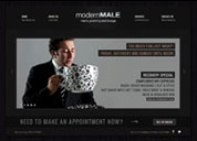 Modern Male Website Design